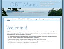 Tablet Screenshot of dbtmaine.com
